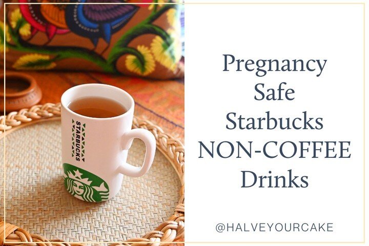 Here are some of our favorite NON-COFFEE pregnancy safe Starbucks drinks...​​​​​​​​​
Hot Chocolate, grande - 25mg caffeine

Steamers - 0mg - milk with flavored syrups - options include vanilla creme, cinnamon dolce, caramel brulee 

Star Drink, grand