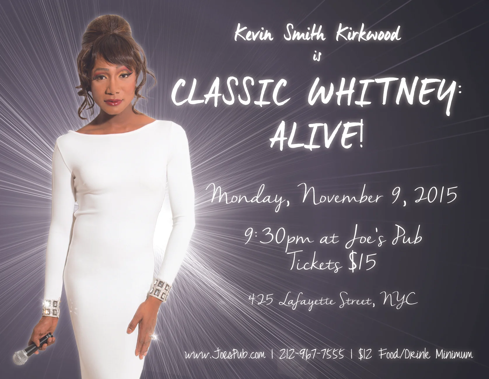 Kevin Smith Kirkwood is "Classic Whitney: Alive!"