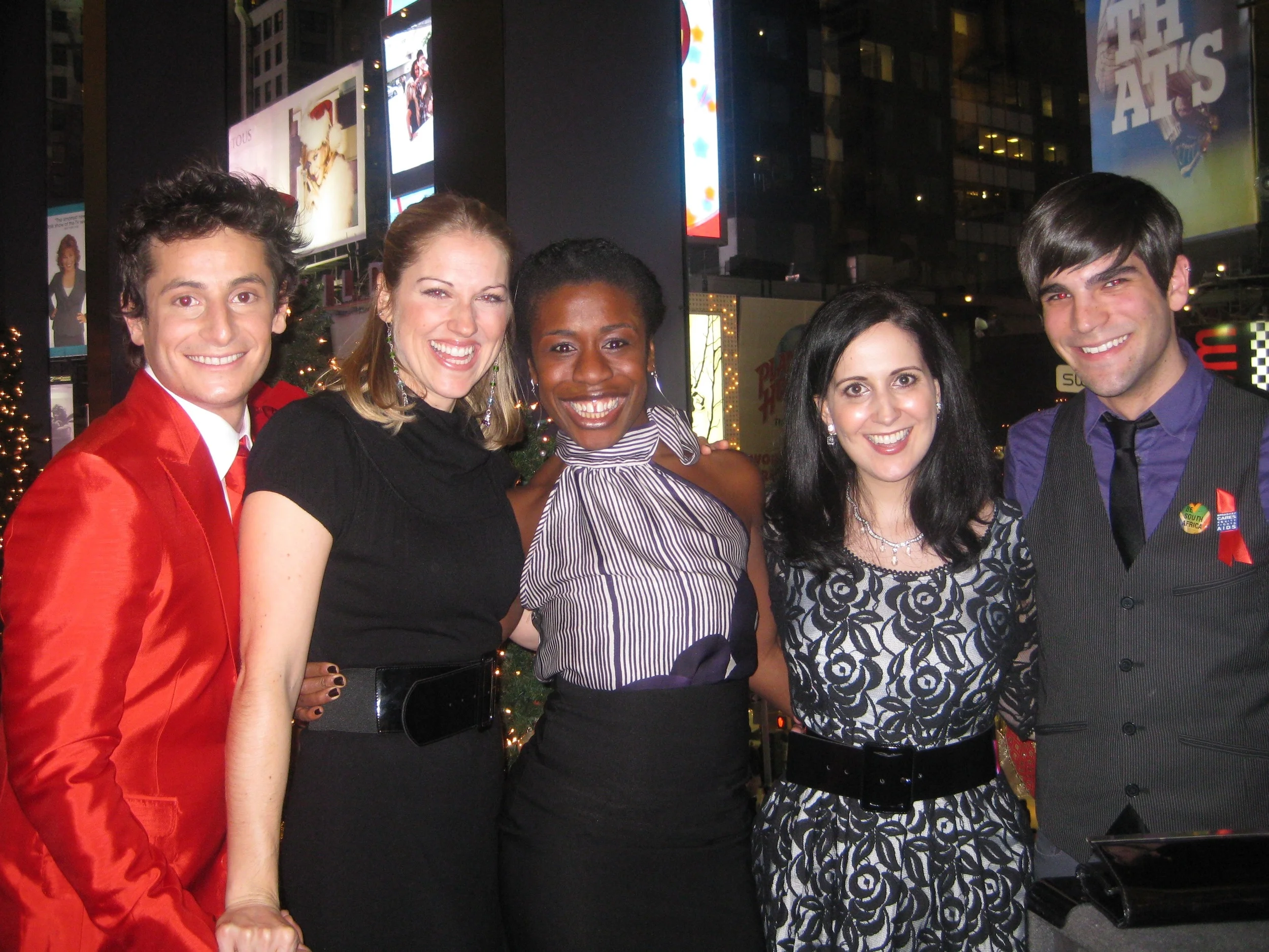 w/ Frankie James Grande, Julie Reiber, Uzo Aduba, and Stephanie D'Abruzzo, 2009