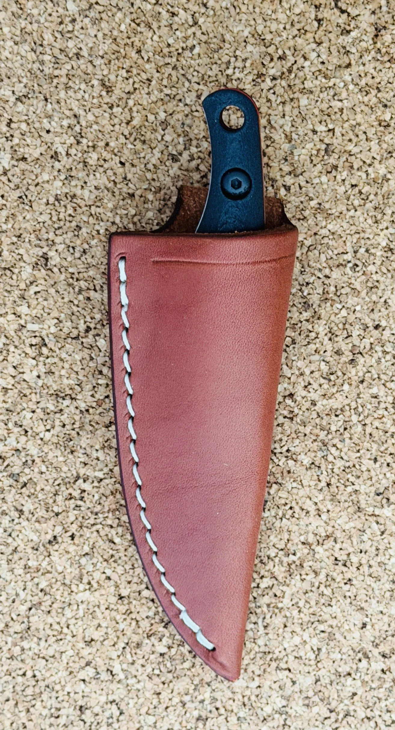 Minnow Leather belt sheath