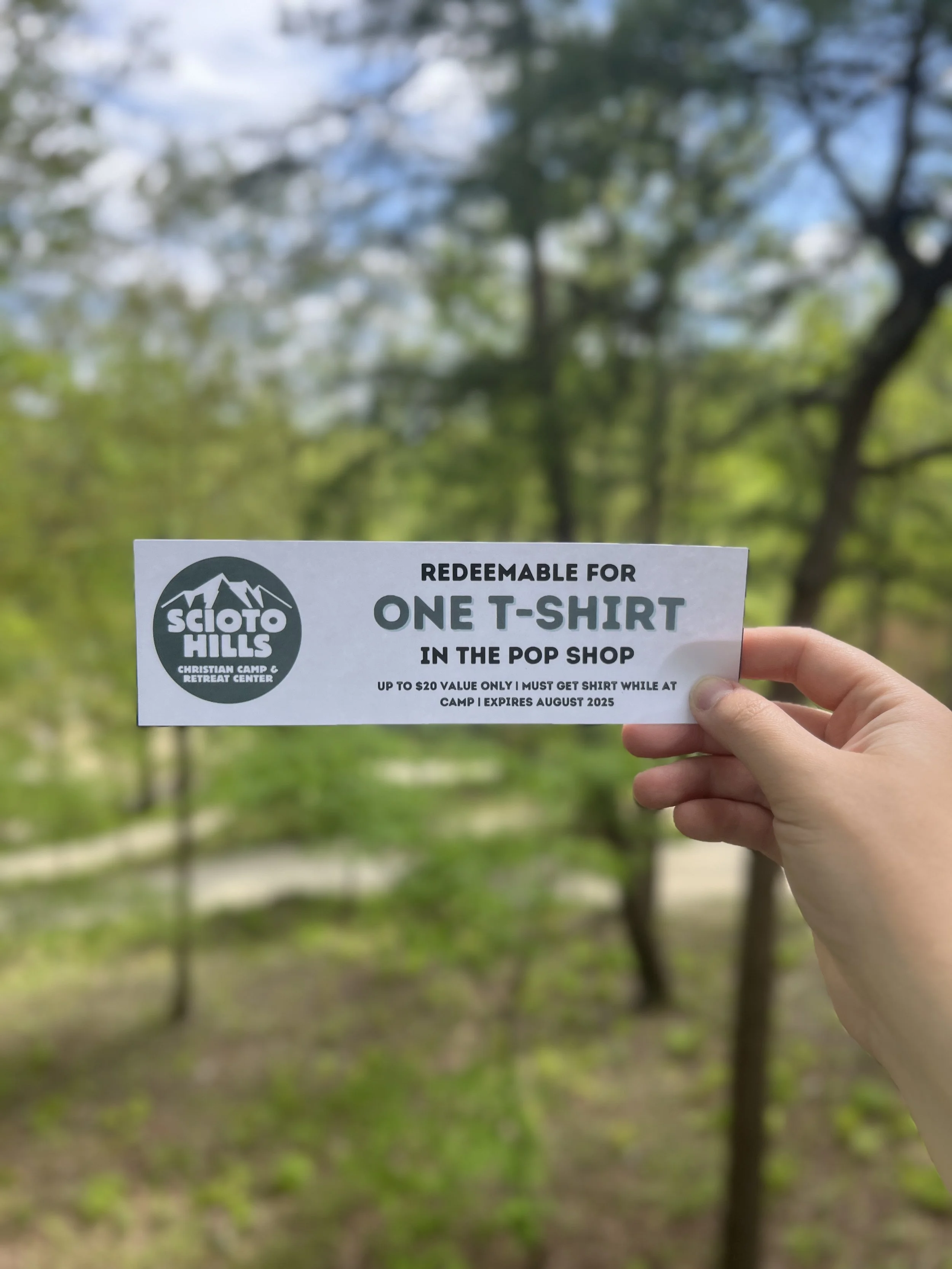 Camper Package 6 - T Shirt Coupon