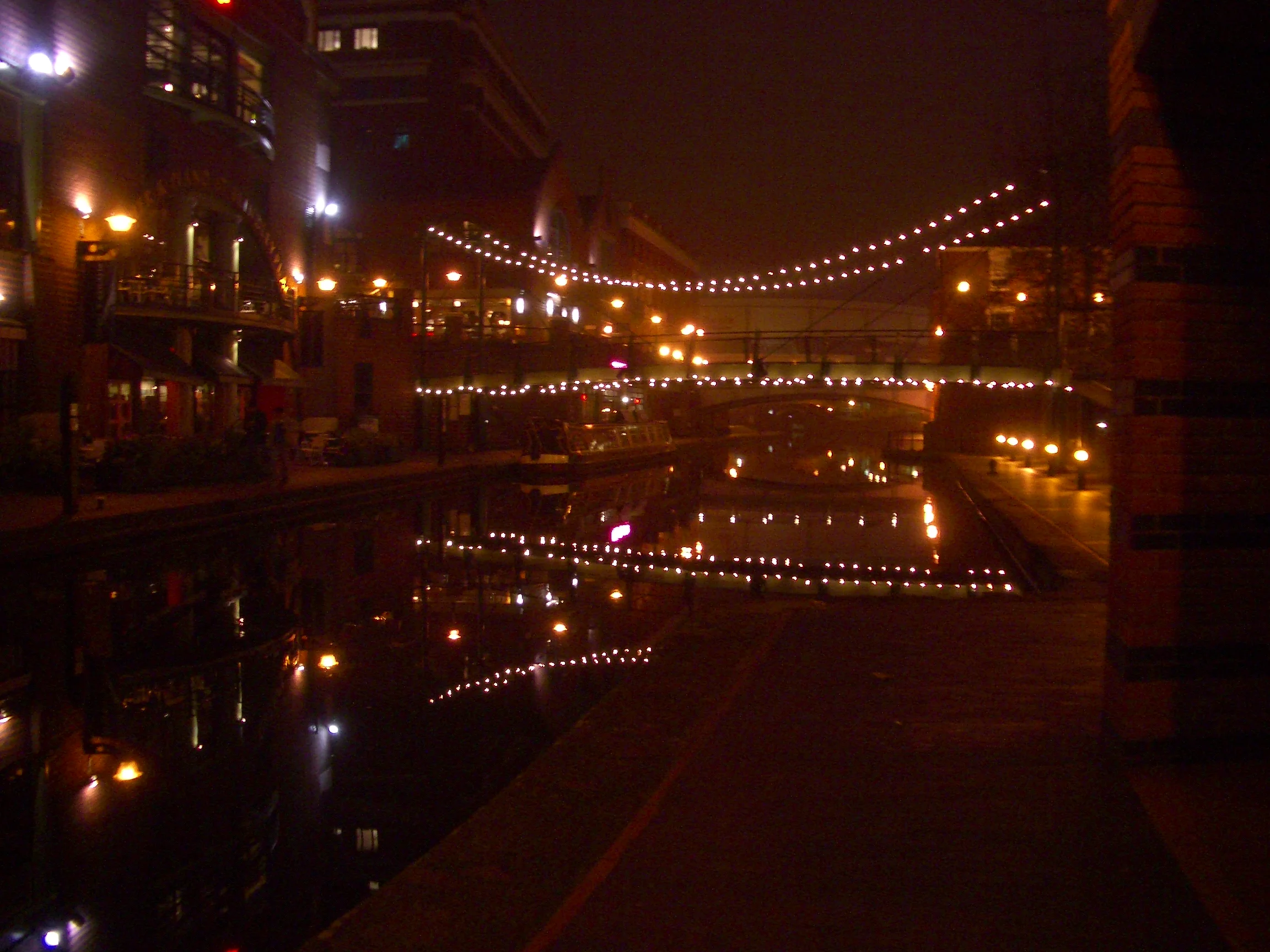 Birmingham Canal at Night