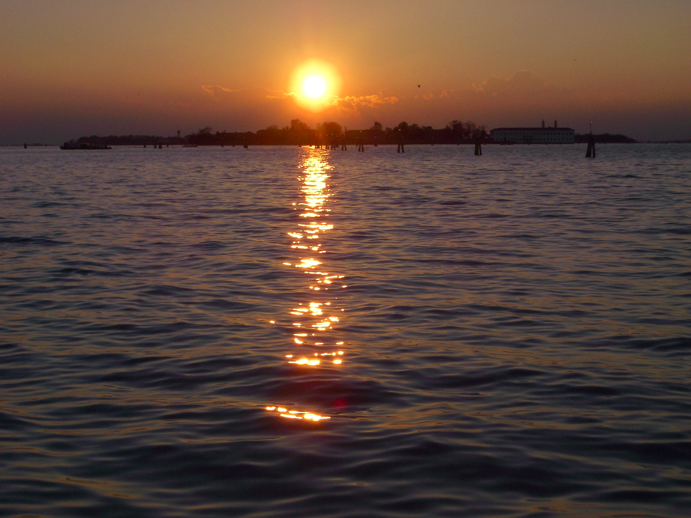 Sunset over Venice