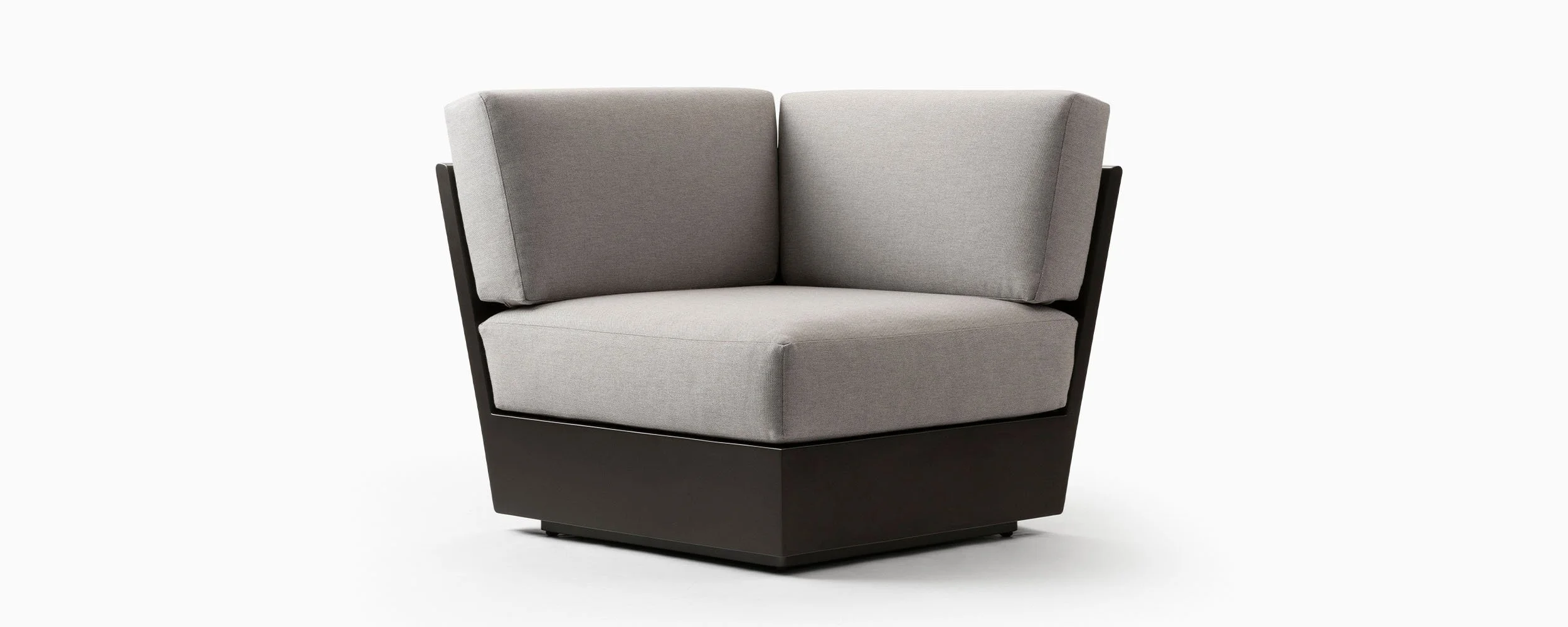 Riviera Corner Sectional in Antique Bronze (NEW)