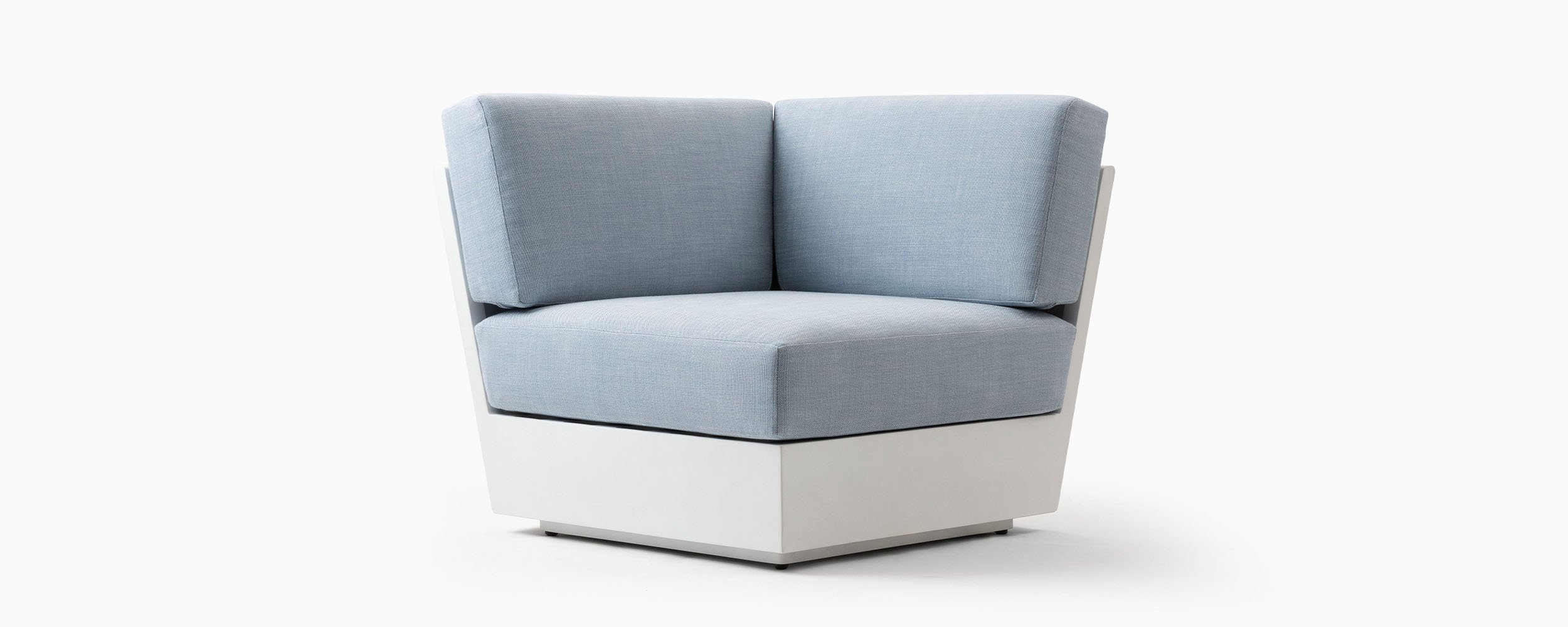 Riviera Corner Sectional Sofa in Bone White (NEW)