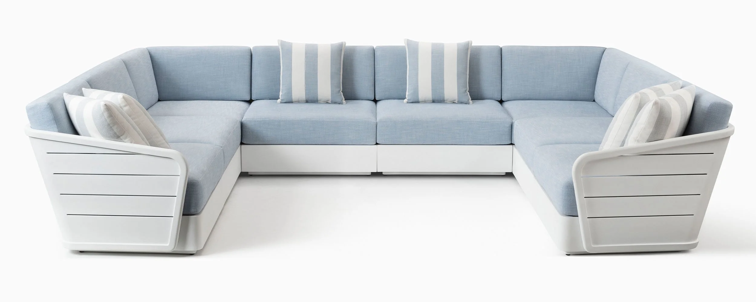 Riviera Sectional Sofa in Bone White (NEW)
