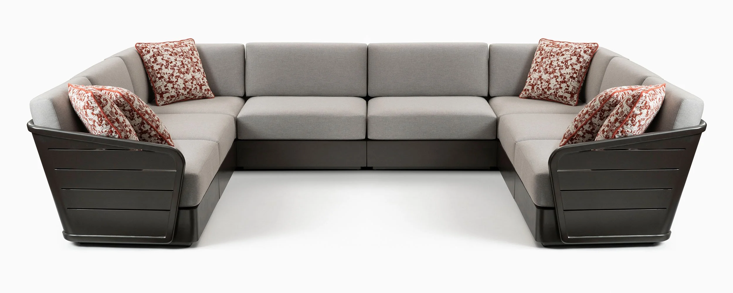 Riviera Sectional Sofa in Antique Bronze (NEW)