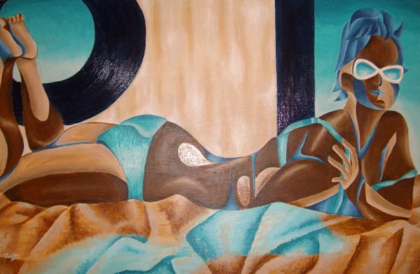 Lazy Day Cool Acrylic on Canvas, 36" x 48" 2008.