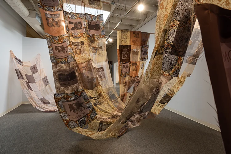 “If You’re Watching This, It’s Too Late”, Iteration #5, 5 ft x 110 ft Russo Lee Gallery, 2018 Photo Credit: Mario Gallucci