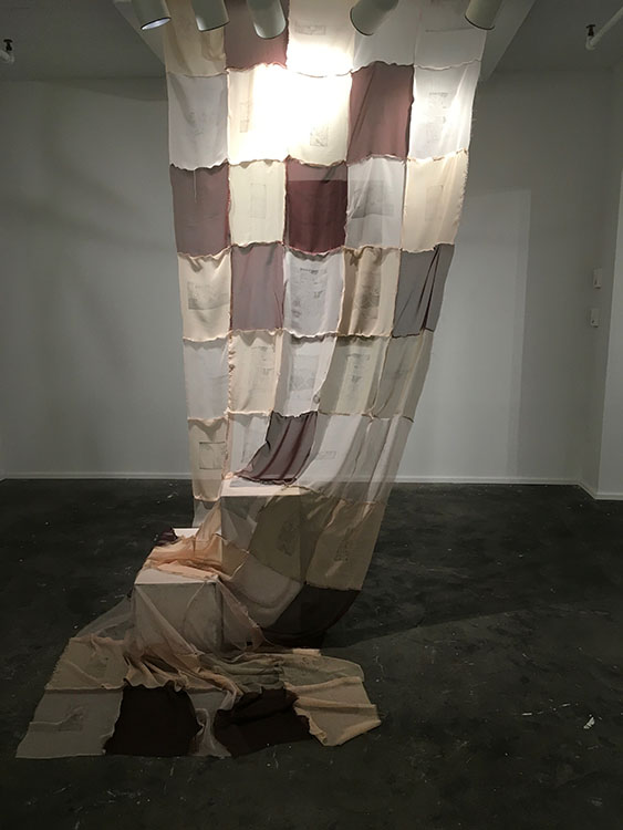“If You’re Watching This, It’s Too Late”, Iteration #1, 5 ft x 15 ft Gallery 114, 2017