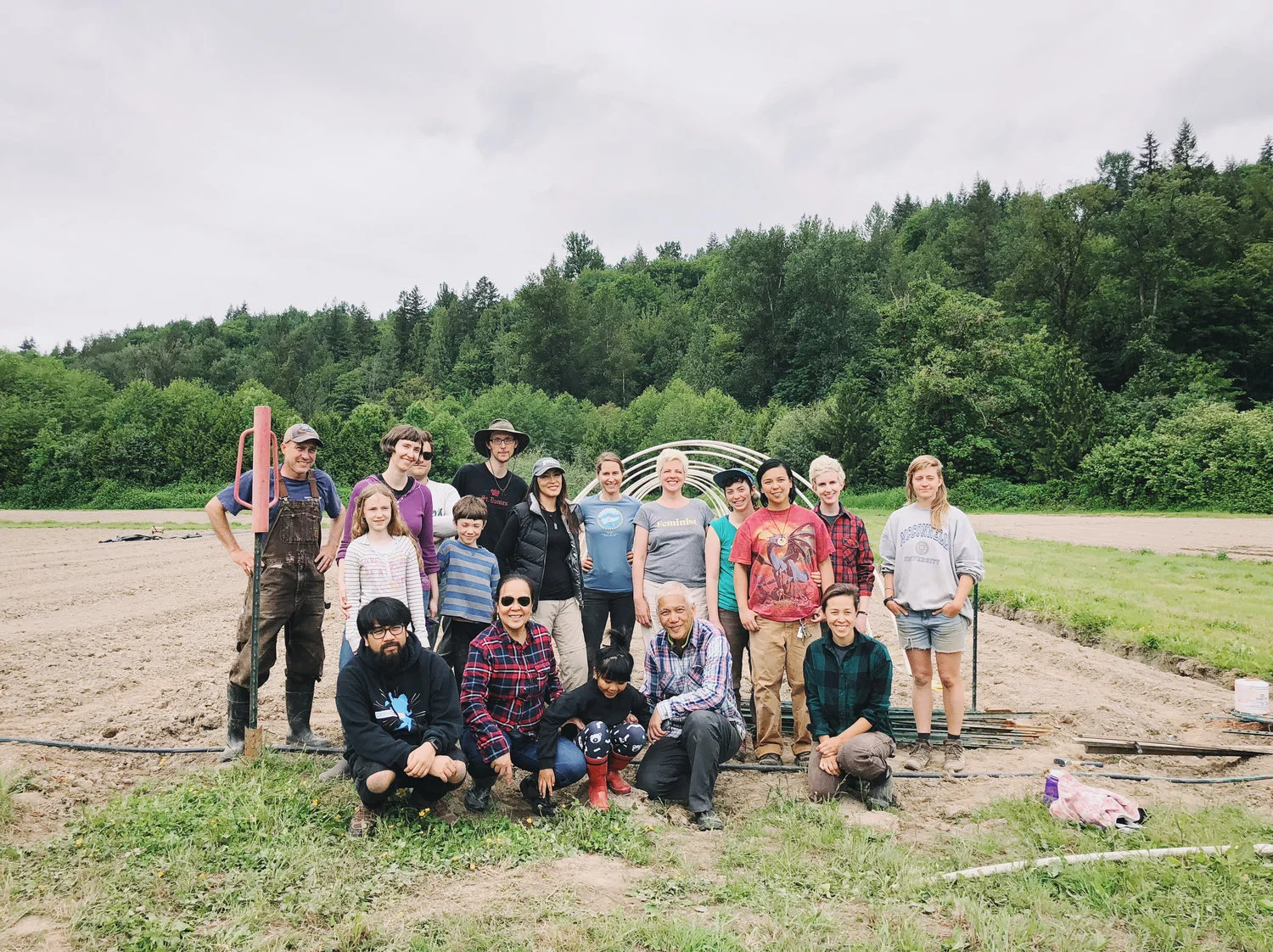 Community Alliance for Global Justice's "Teach Out" at Kamayan Farm Photo Credit: Heather Day, May 2018