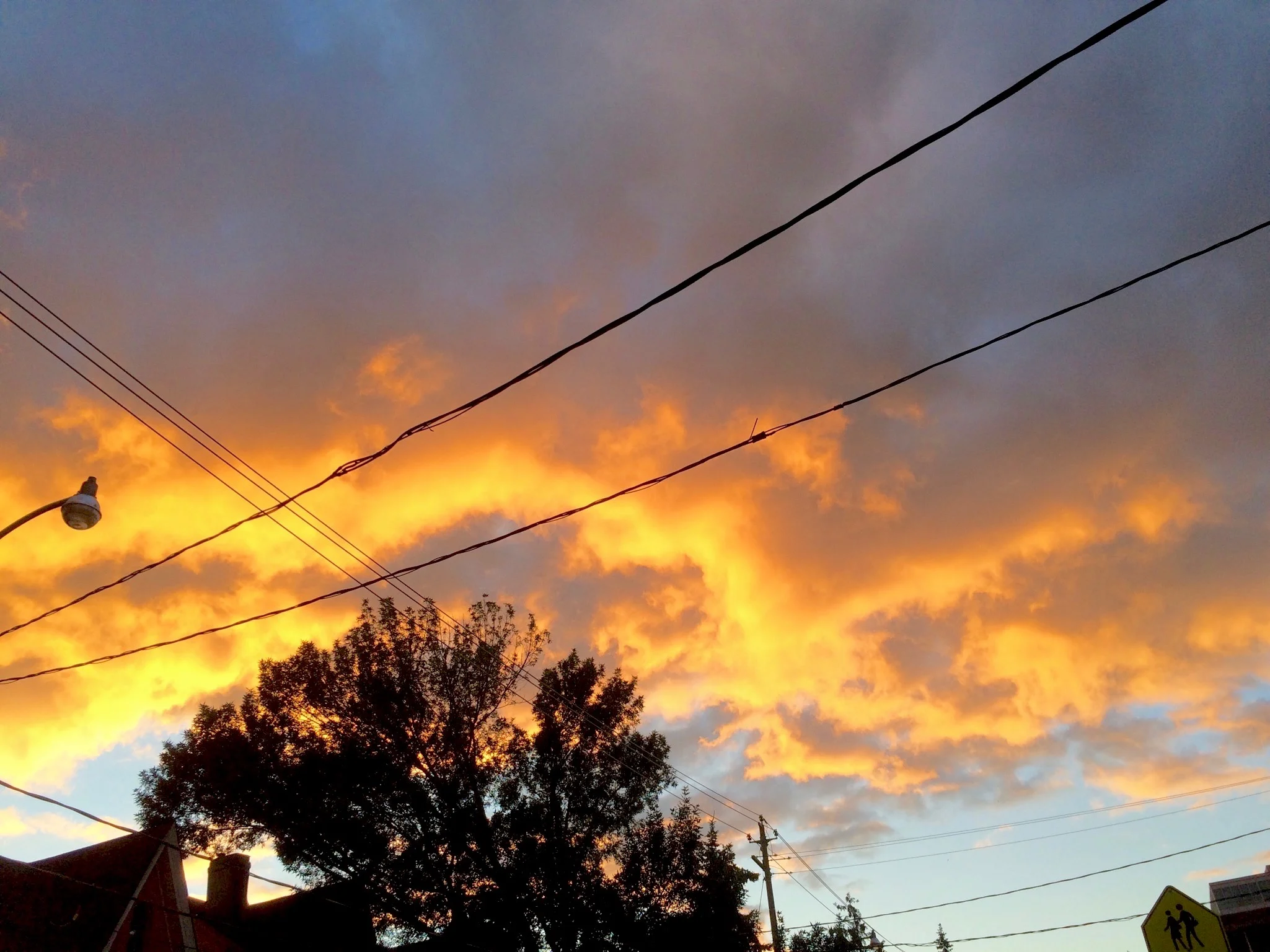 this sky is on fire