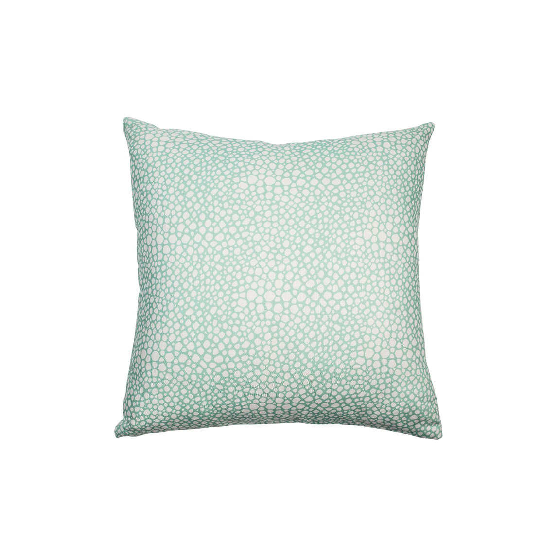Aqua Shagreen Print Pillow — Jana Bek Design