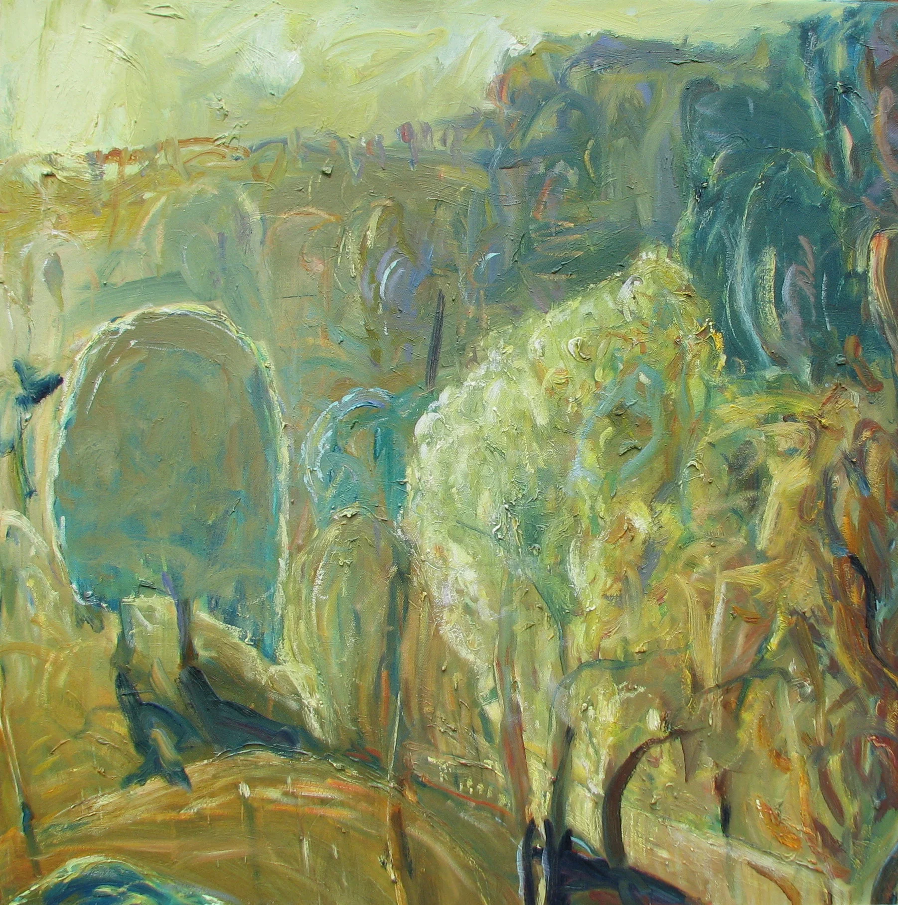 AFTERNOON Oil on canvas 80 x 80 cm $5000 Sold