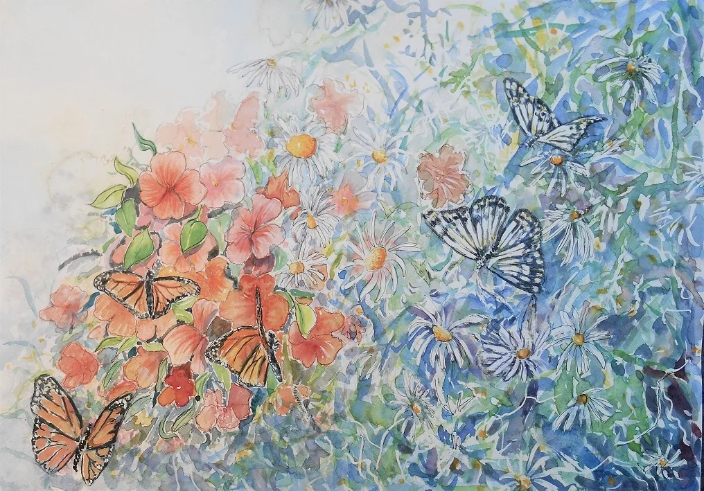   Can You find 12 Busy Bees ?   We are 5 Bright Butterflies  Author Gordon Winch  Published by New Frontier Publishing 2019  ISBN: 9781925594560 