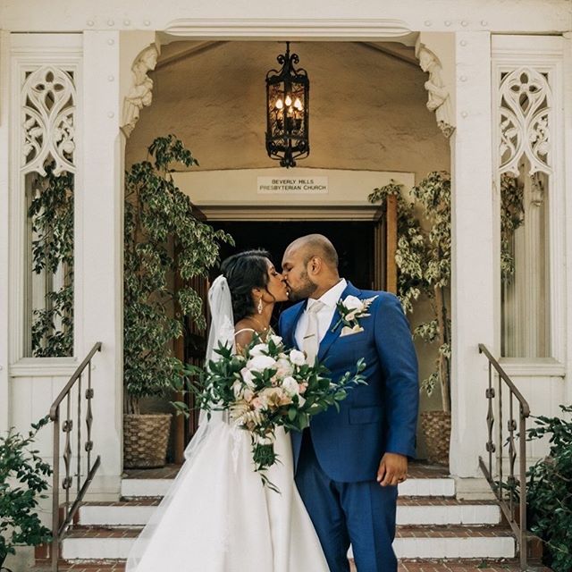 🌴A Beautiful Beverly Hills Day🌴 Located on the iconic Rodeo Drive in Beverly Hills. The Spanish Tudor style church was the perfect setting to witness @anup_abraham + @93rickshaws &lsquo;s ceremony. &bull;
&bull;
&bull;
&bull;
&bull;
#engaged #thekn