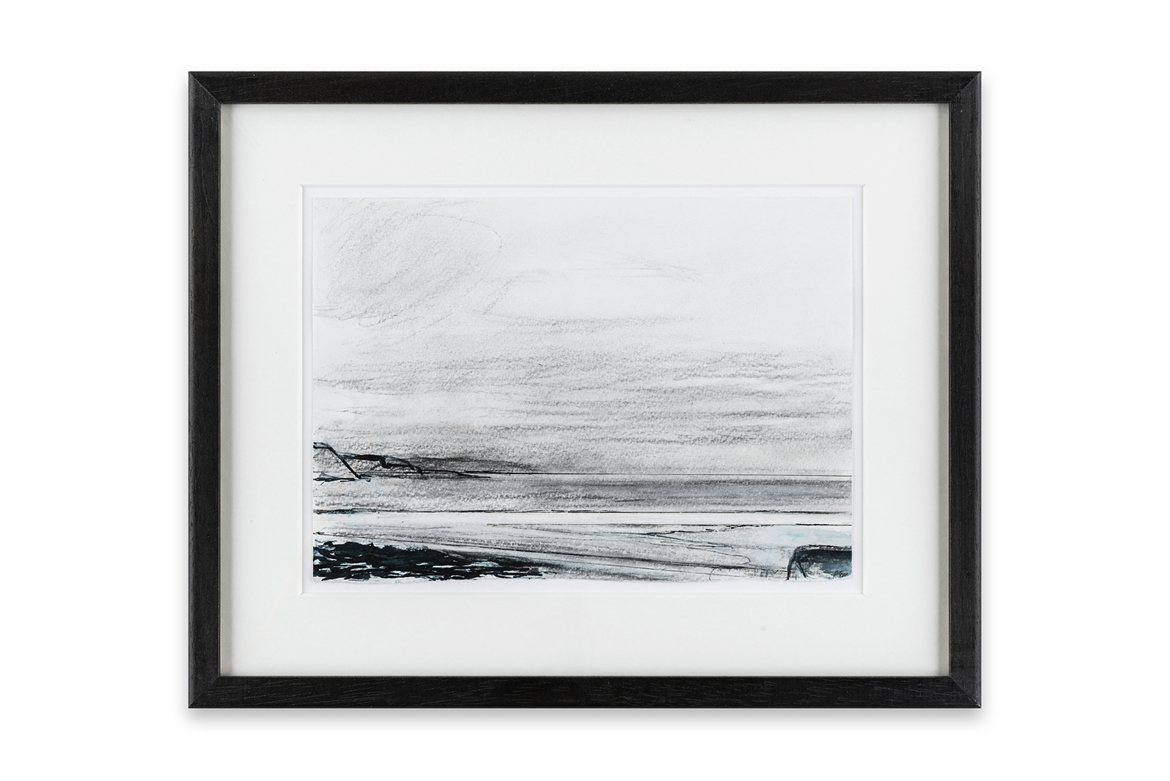 9 Ebbing Tide, Time and Tide series, 15 x 21 cm, ink and charcoal on paper