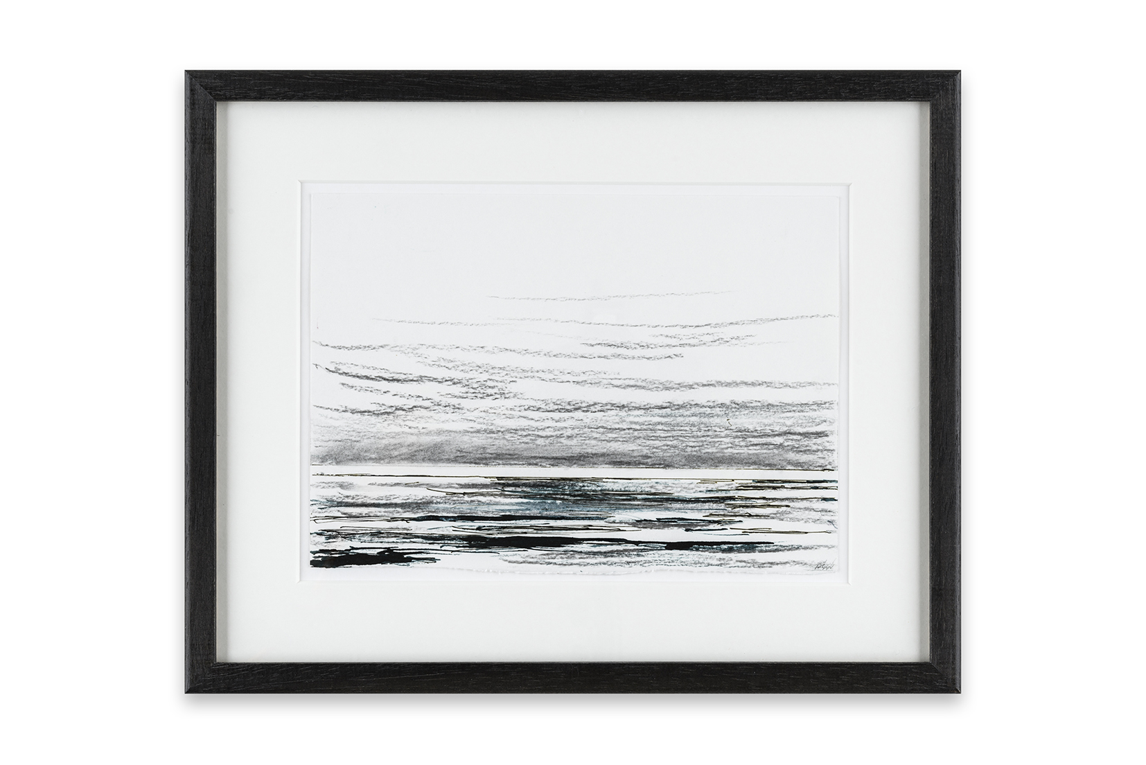 5 Low Tide, Time and Tide series, 15 x 21 cm, ink and charcoal on paper