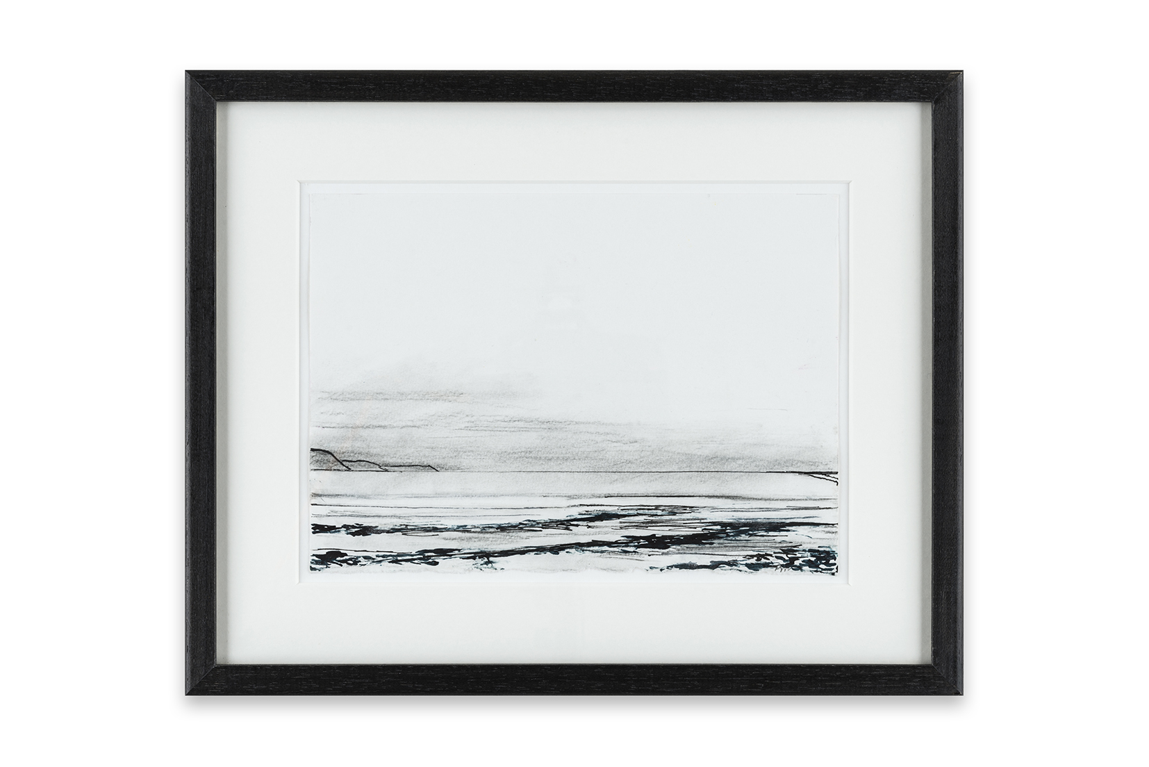 4 Receding Tide, Time and Tide series, 15 x 21 cm, ink and charcoal on paper