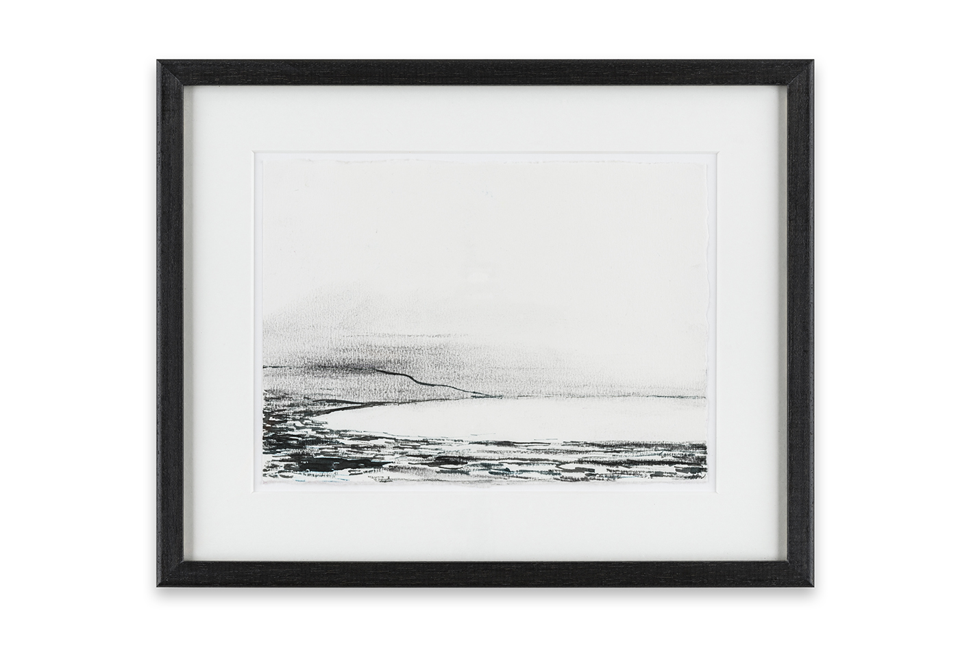 2 Bay, Time and Tide series, 15 x 21 cm, ink and charcoal on paper
