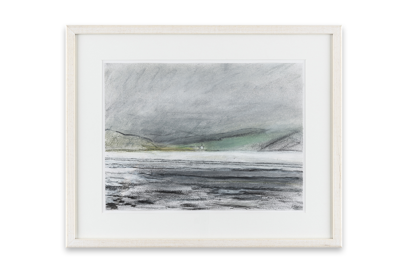 Across the Bay, 21 x 30 cm, pastel and mixed media on paper