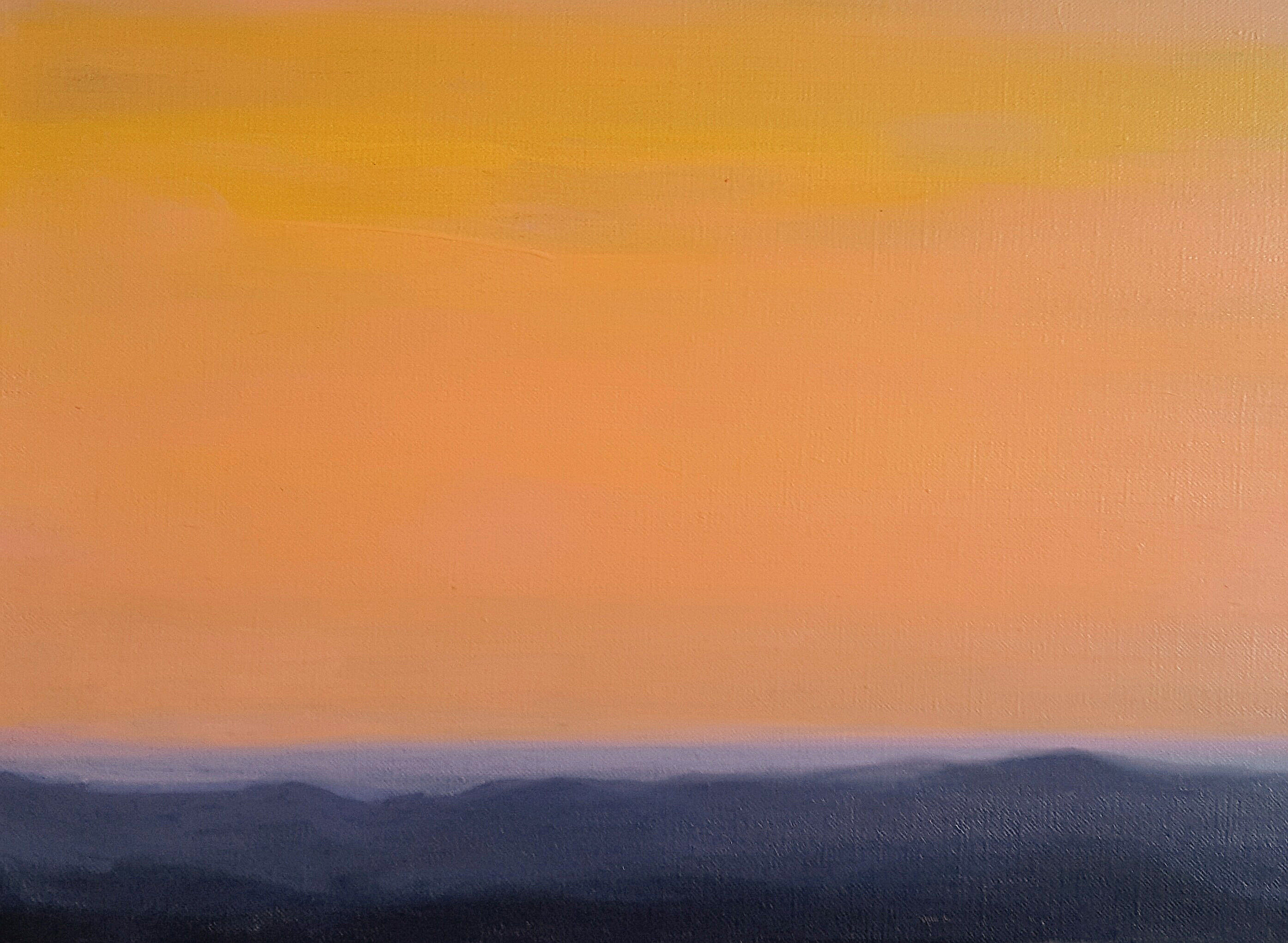 32 Evening Raga, 28x30cm, oil on linen