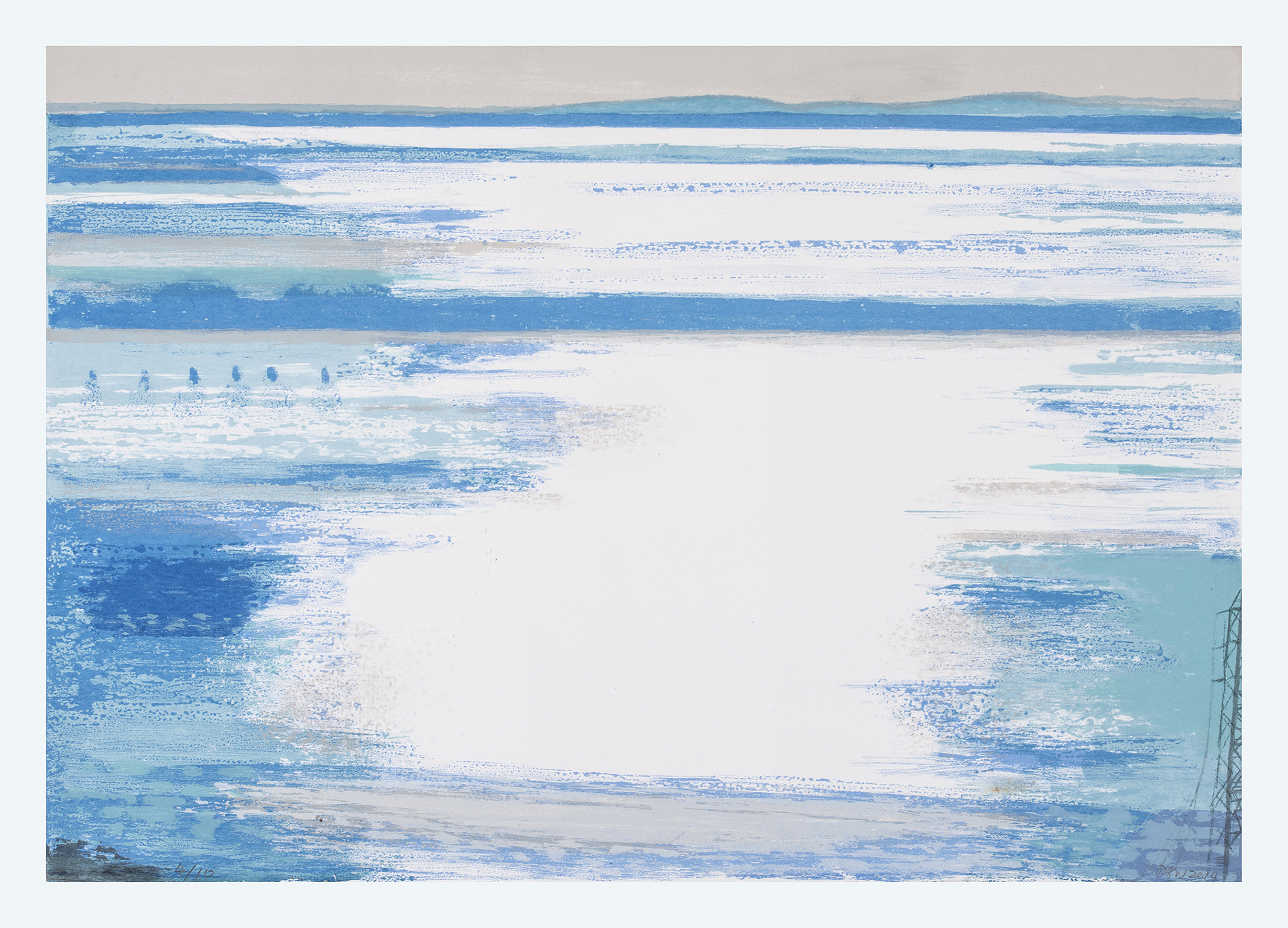 23 Forgotten Flood, 35x50cm, screen print, ed of 10