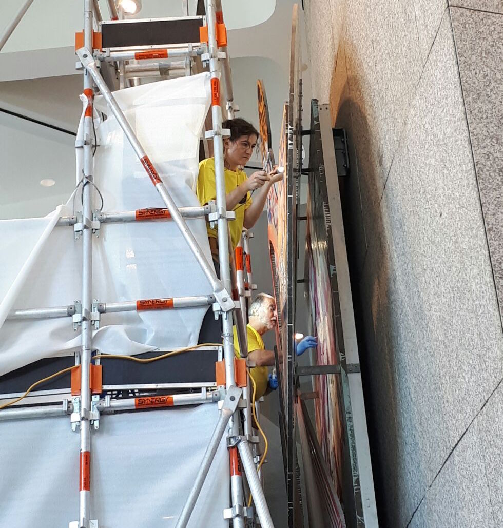 Consolidating on the scaffold