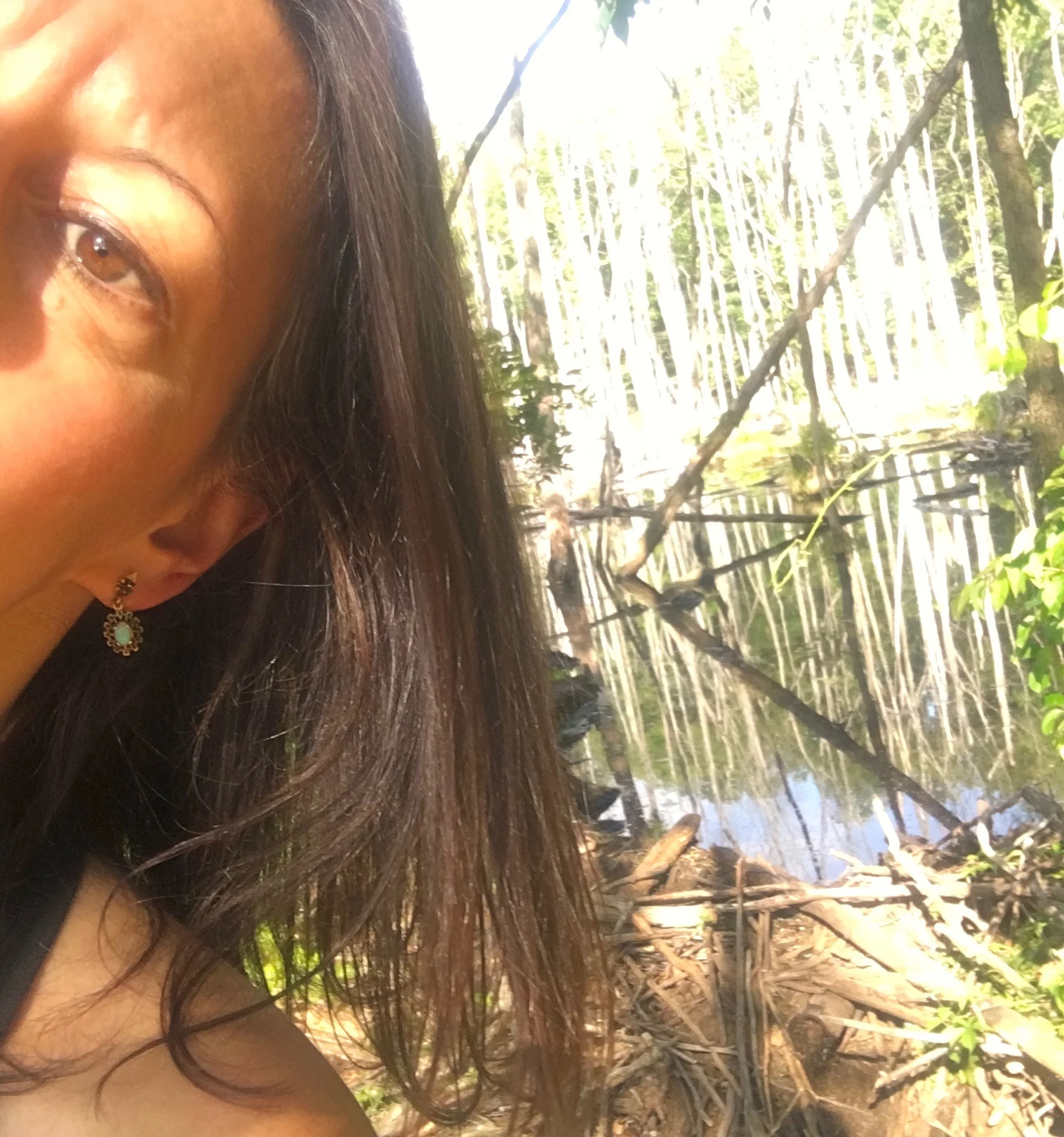 beaver dam selfie