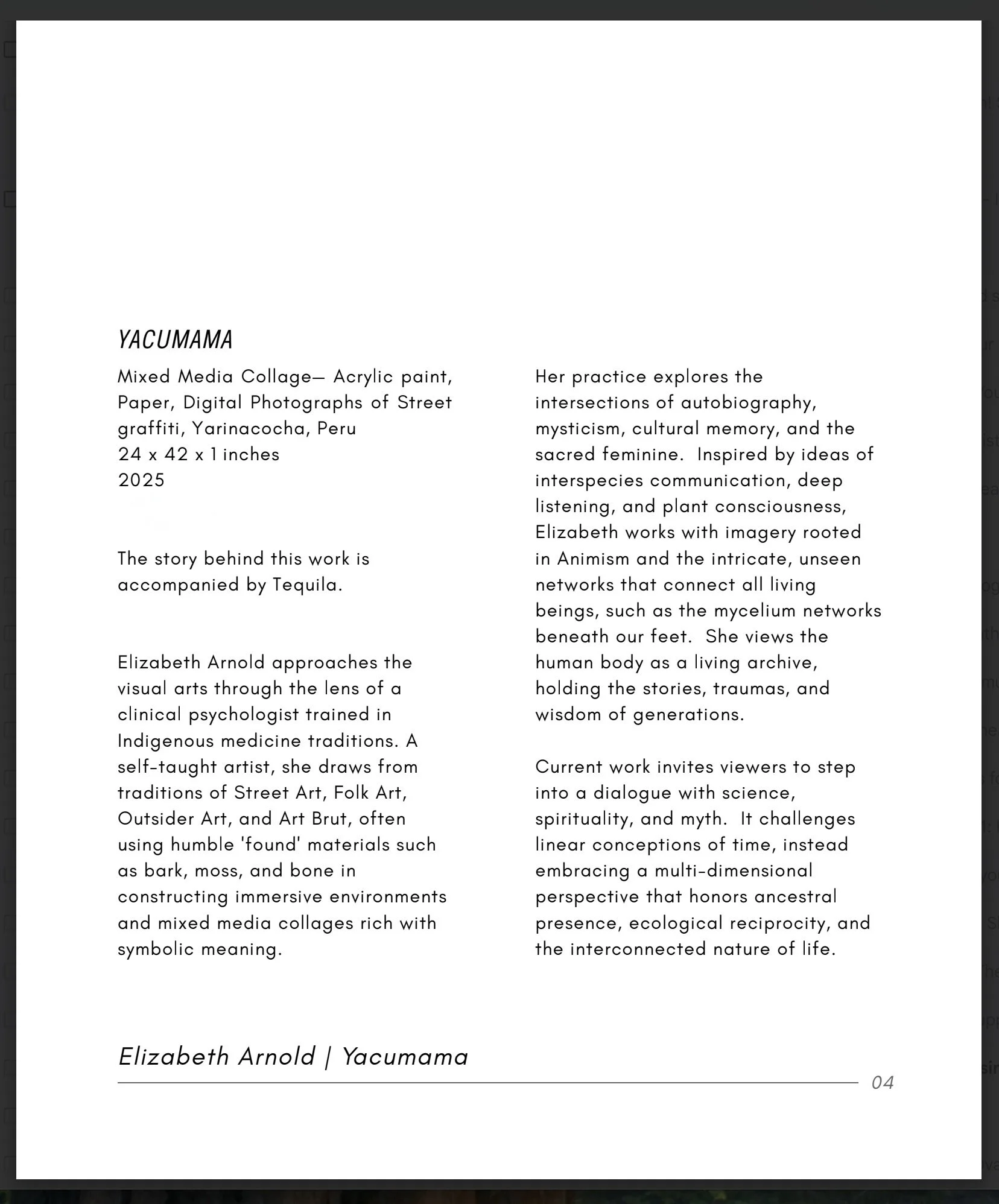 Artist Page "Of Hull and Hush"