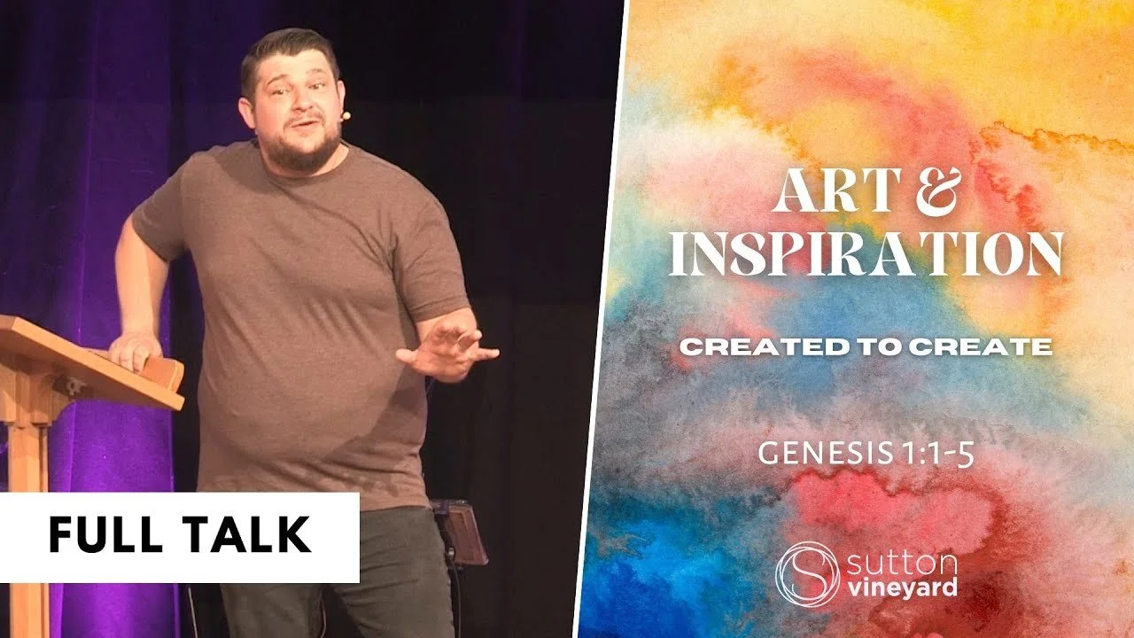 Art and Inspiration | Created to Create - Genesis 1:1-5 episode artwork