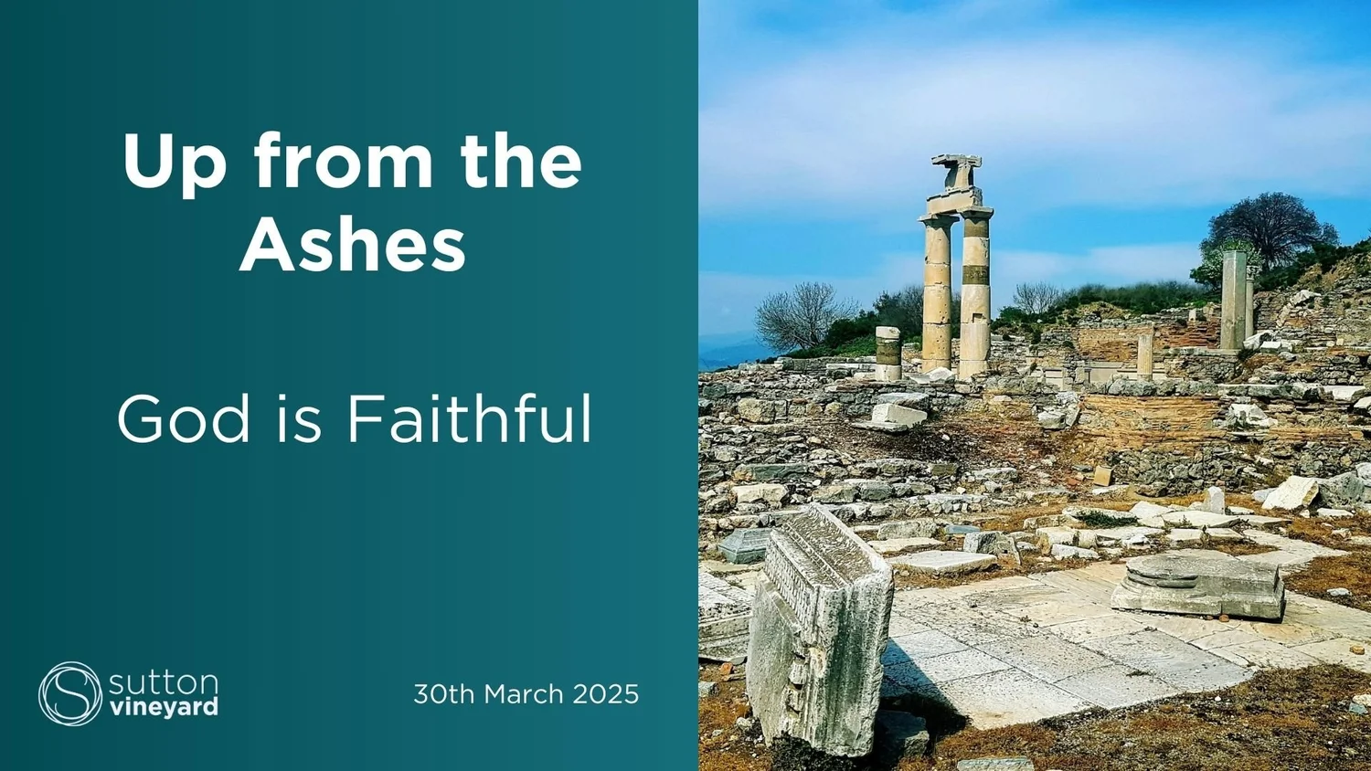 Up from the Ashes: God Is Faithful episode artwork