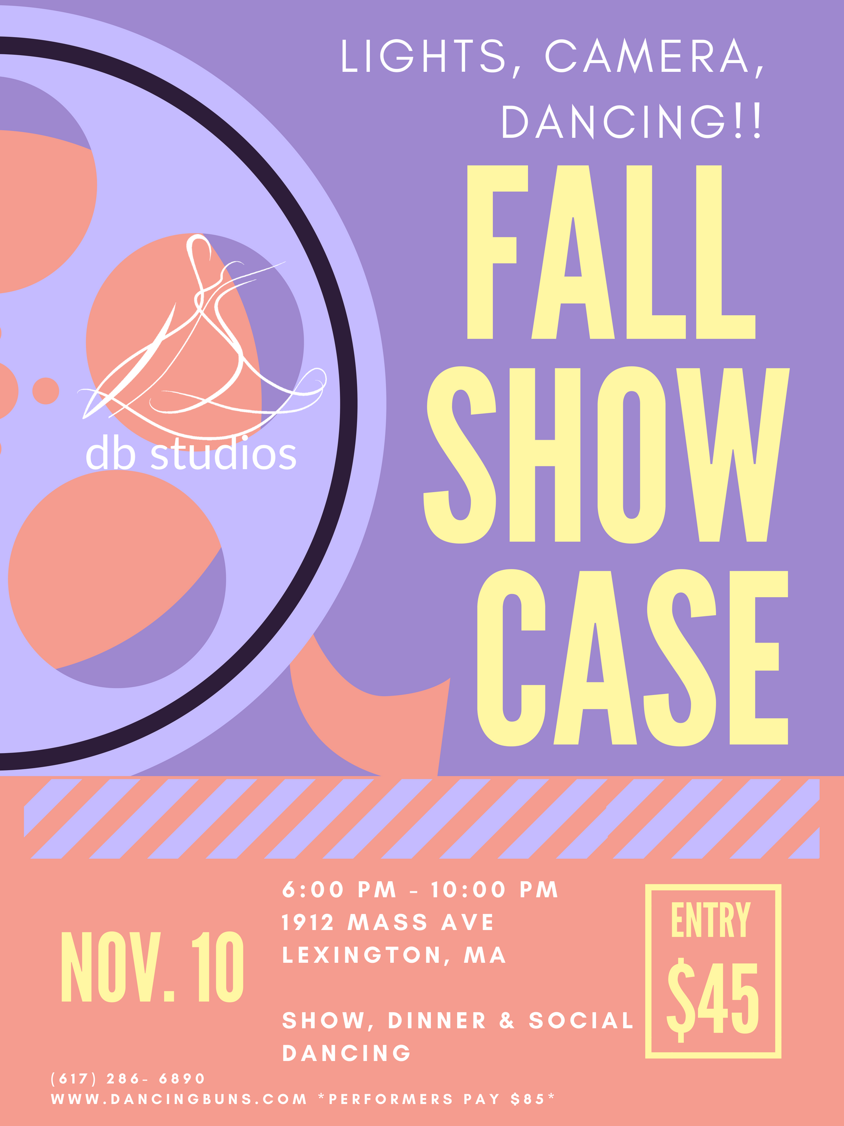 CORRECTION: SHOW STARTS @ 7:30 pm!