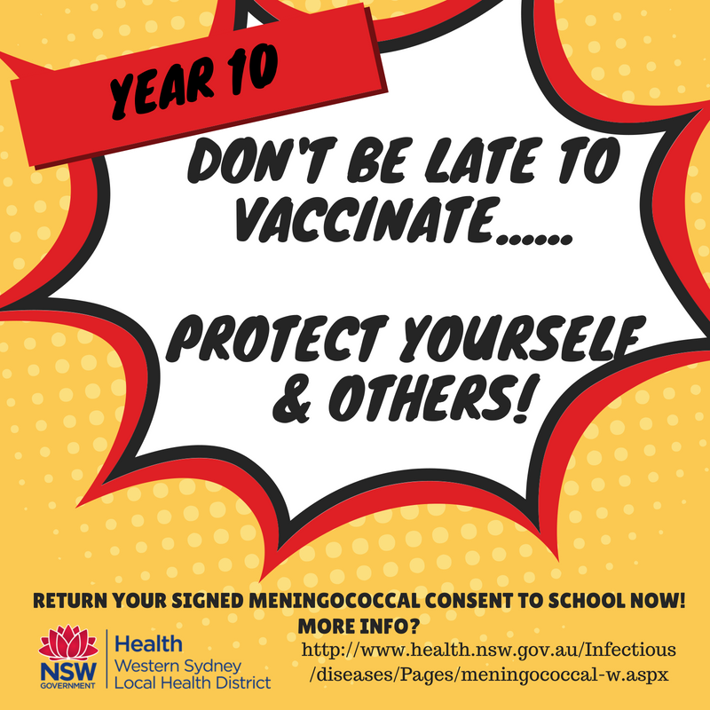 Year 10 Vaccinations