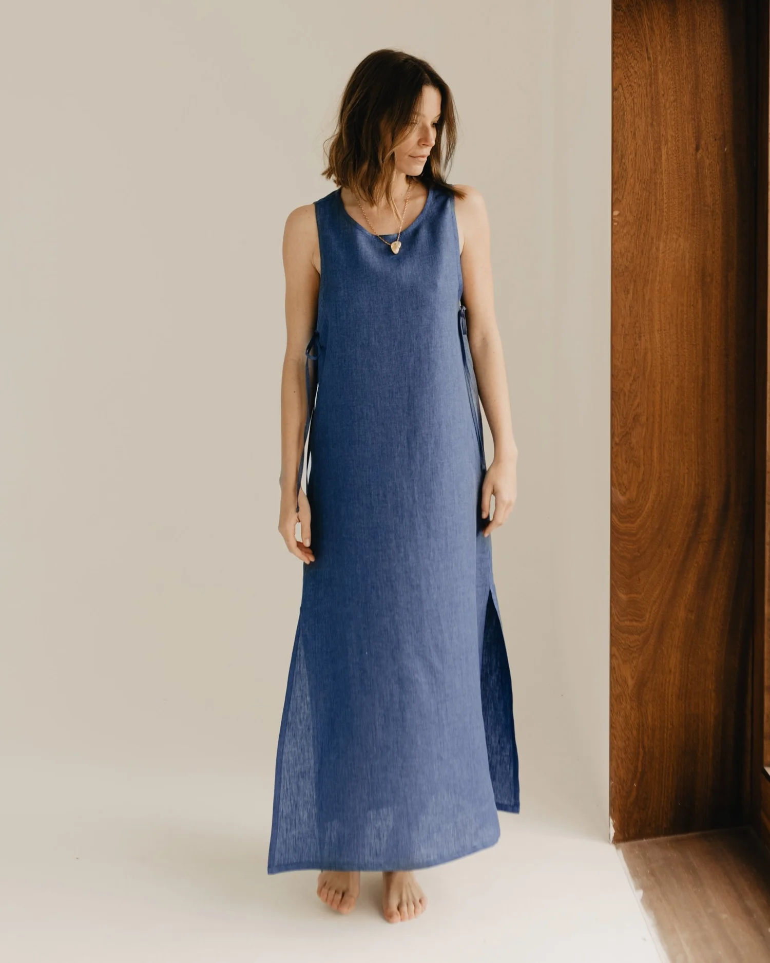 Robe Et Veste D'Été En 100% Lin - Marque 1.2.3, Taille 42/44, Occasion Très Bon État
