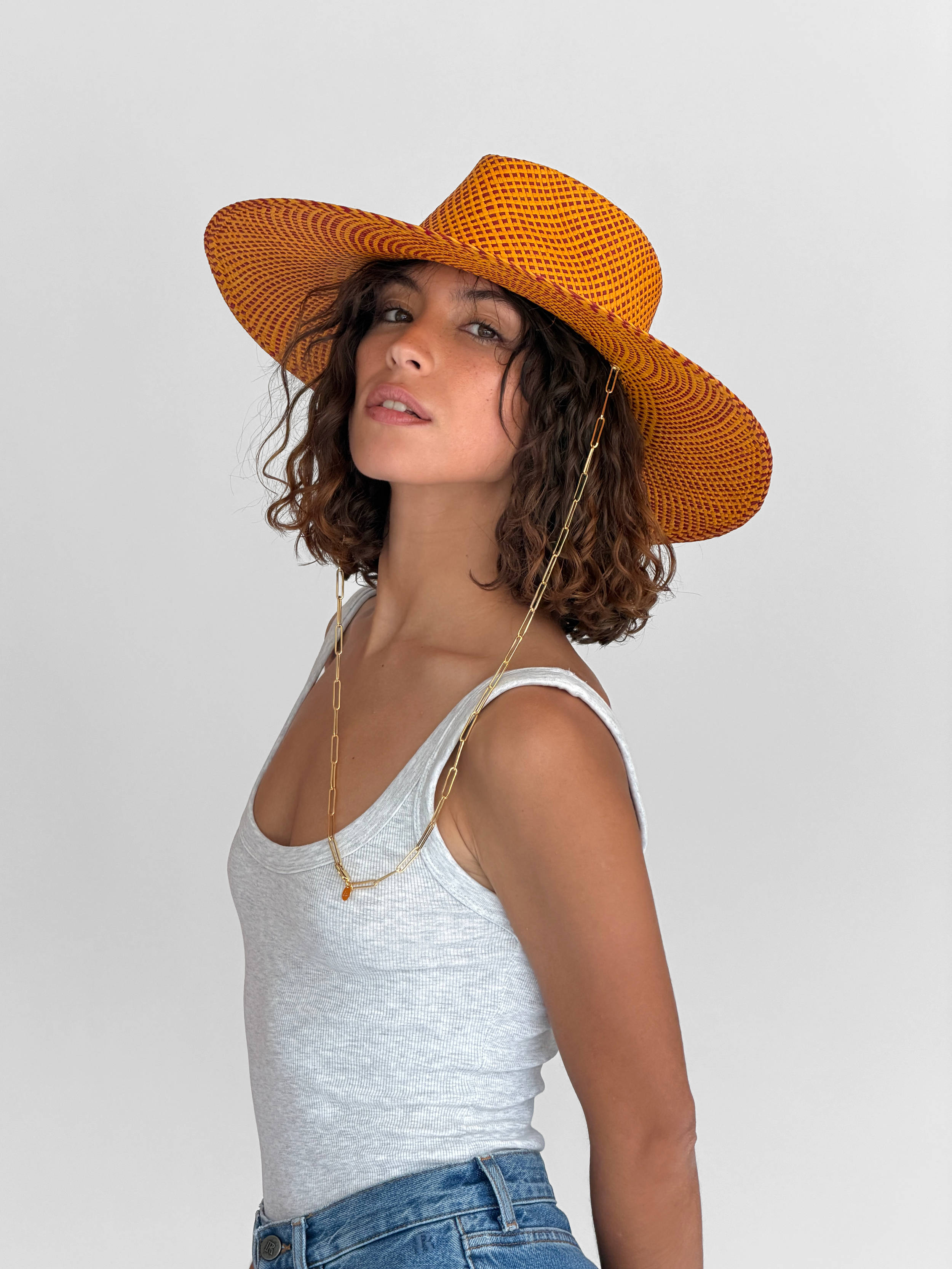 LIVY JR - APRICOT & BURGUNDY
