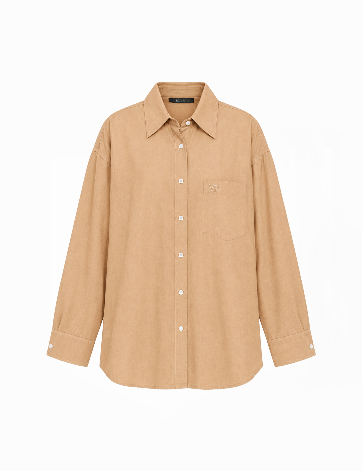 CHEMISE LIN OVERSIZE - APRICOT