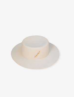 Van Palma Le Jade Off-White Hat Van Palma Jade Hat - Off White | Garmentory main image 3