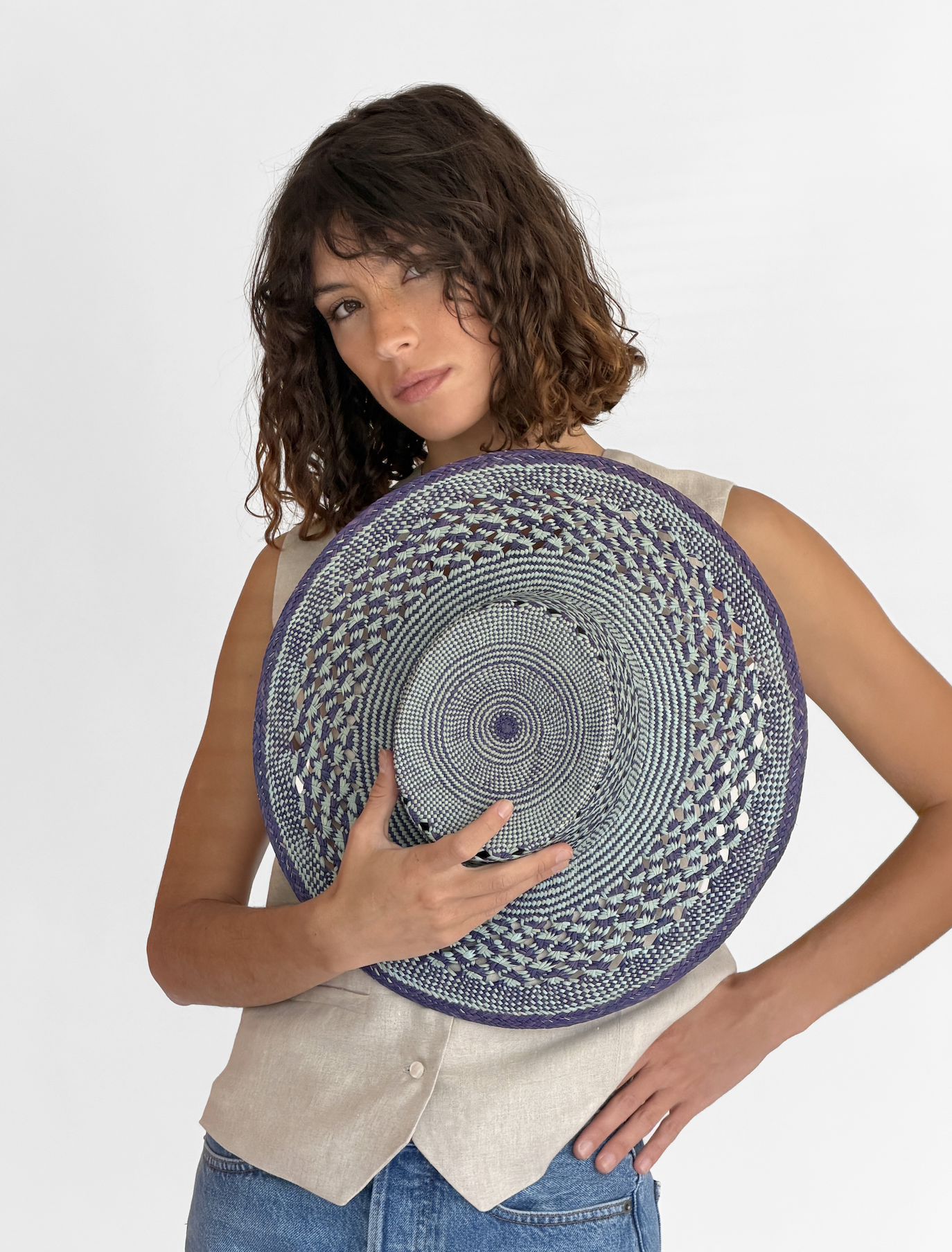 CARLOTA BABY BLUE & NAVY BLUE