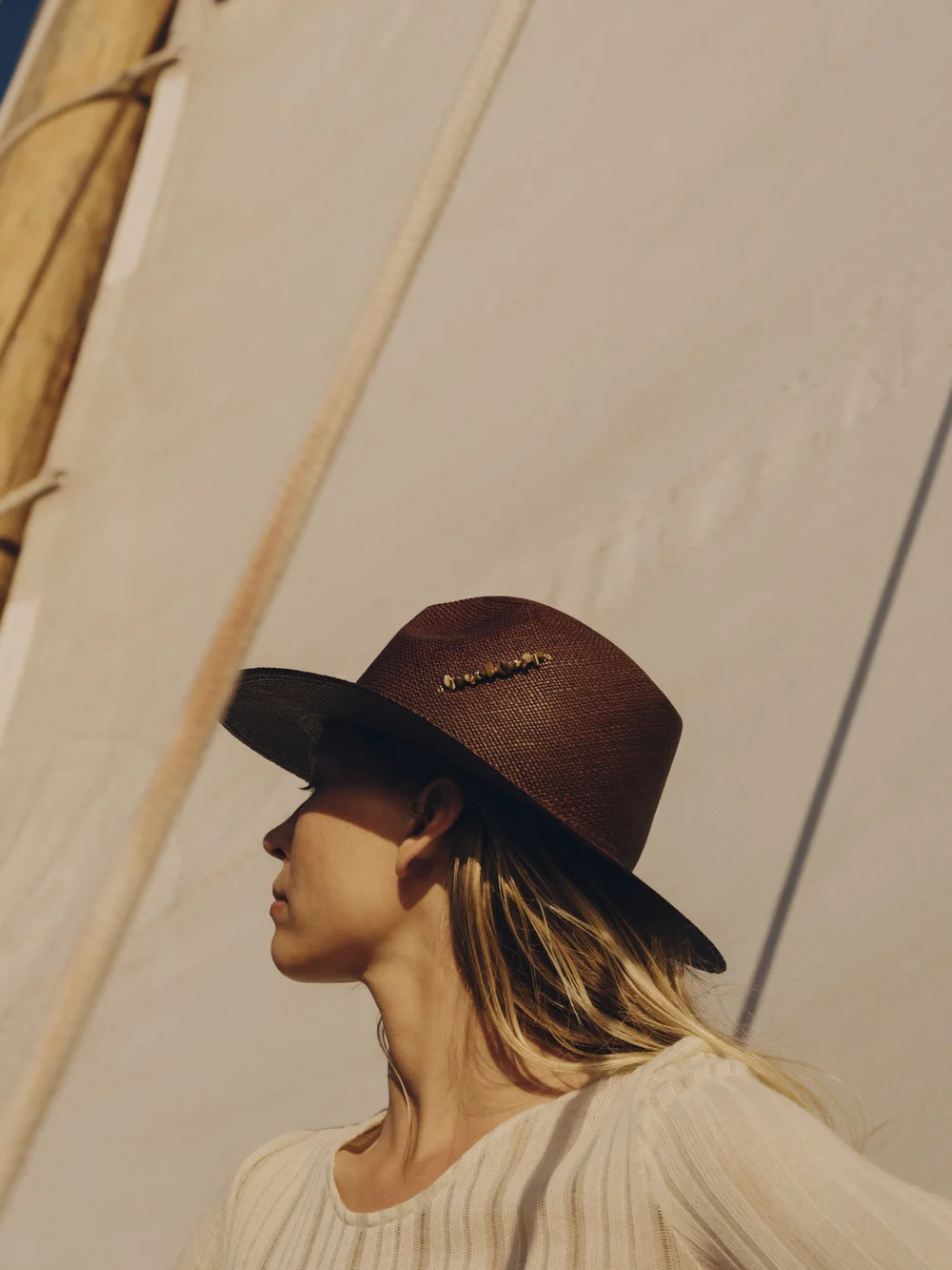 Chapeau Capeline Mariage Ceremonie Sinamay (Rose, Marron, Ivoire, Noir