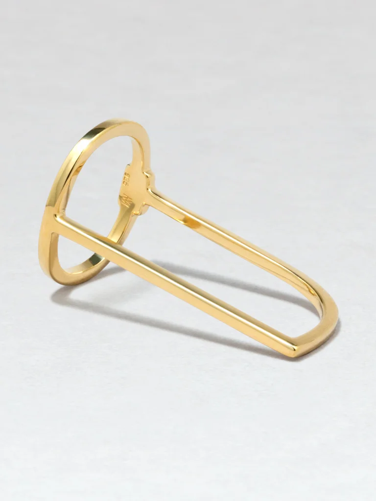 persei silver fingertip ring