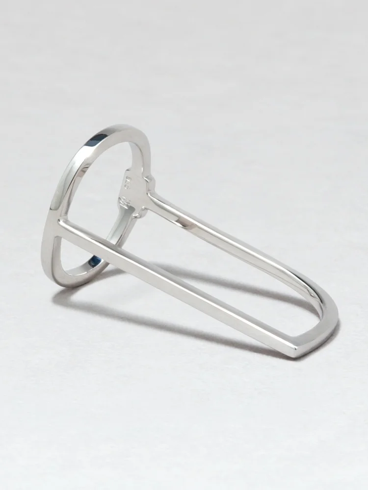 persei silver fingertip ring