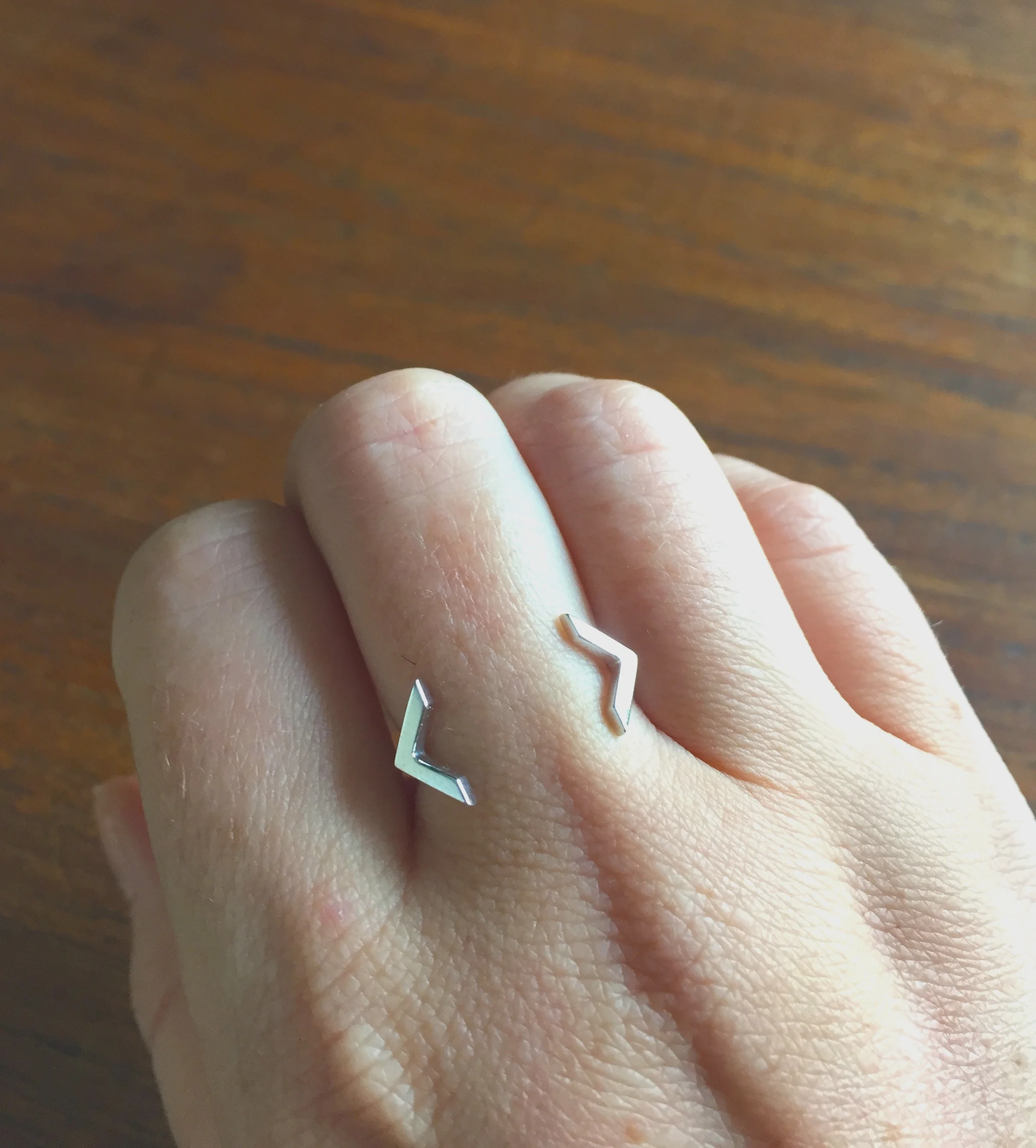 maia silver open ring