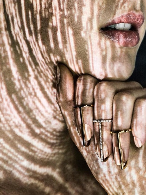 polaris silver fingertip ring