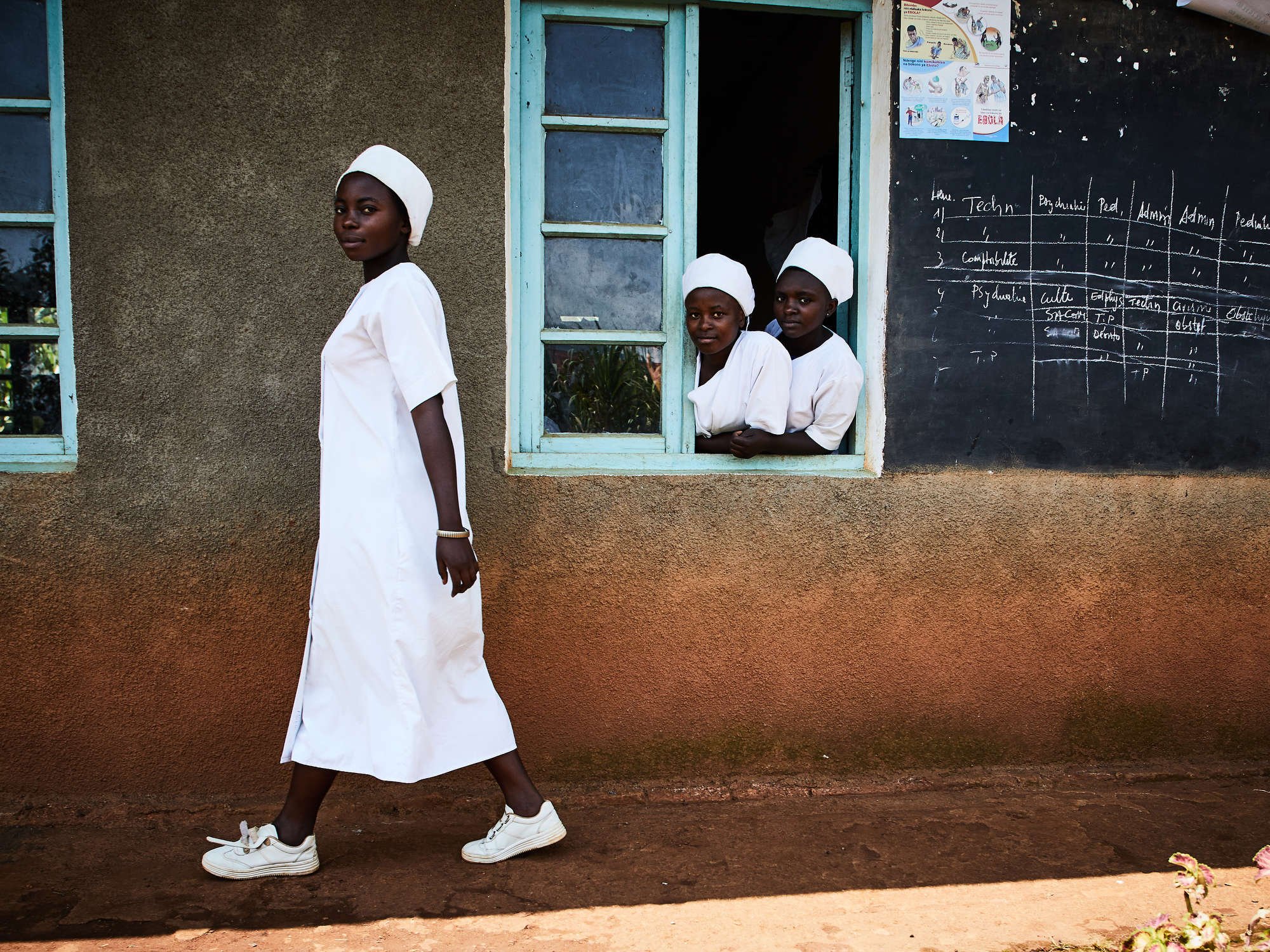  Trainee health workers in North Kivu. Ebola outbreak response for  World Health Organisation.   