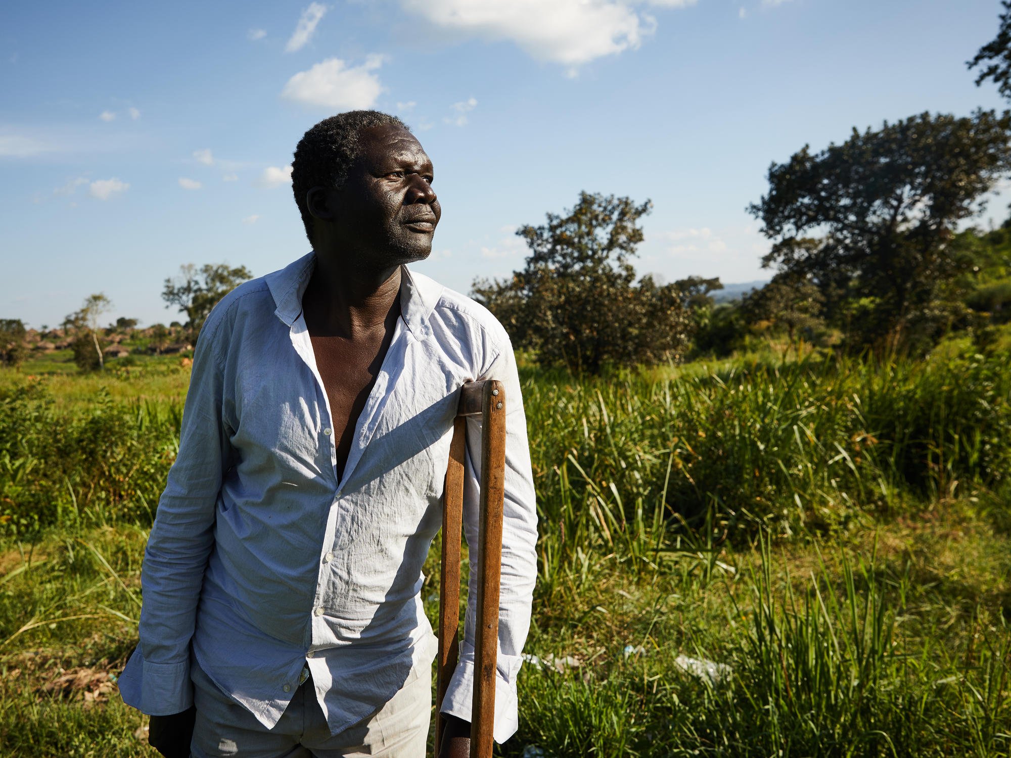  Diyo, a refugee who fled South Sudan. For  UNHCR.   