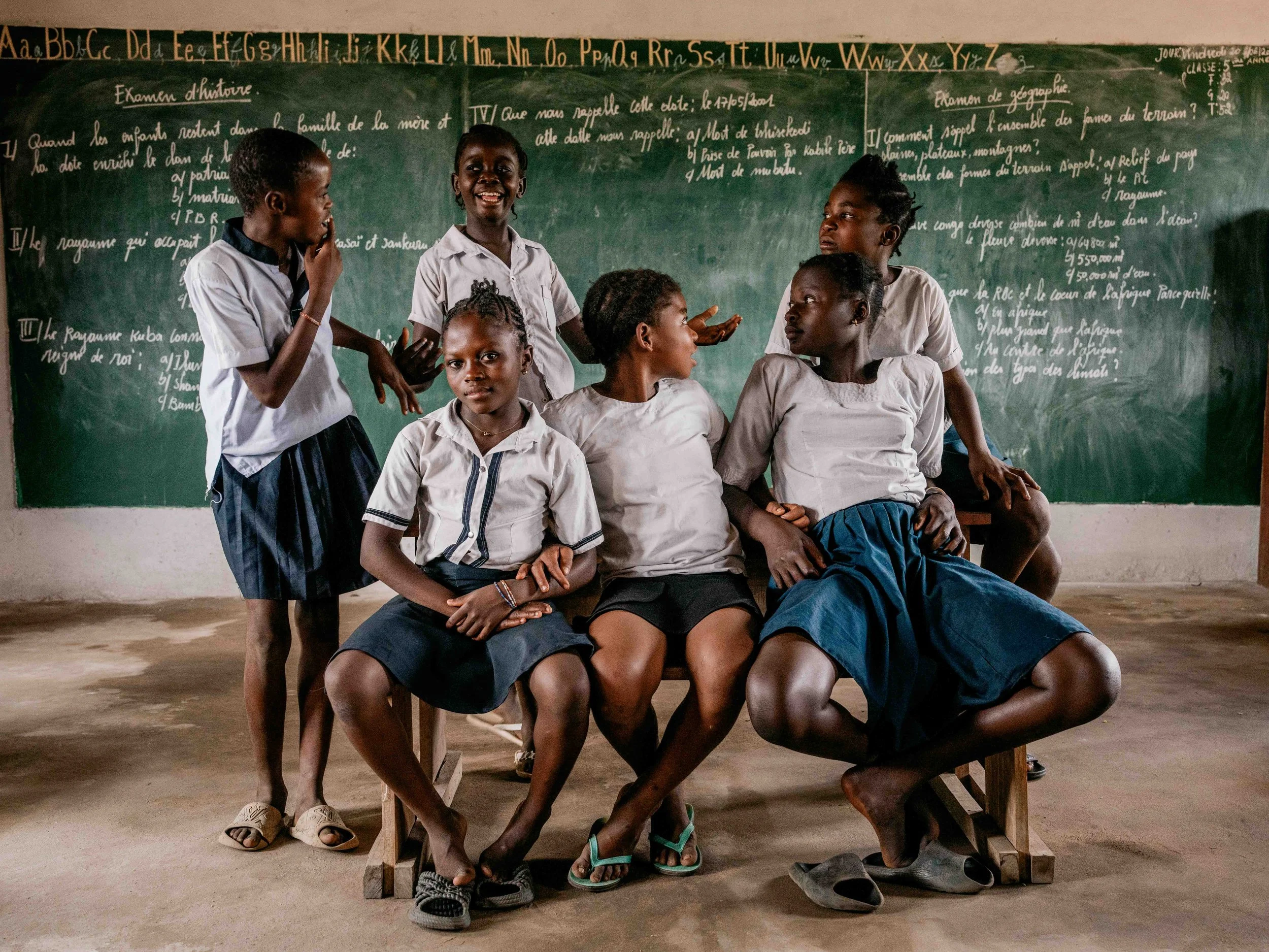 Girls education in Kasai, DRC. For Save the Children UK .
