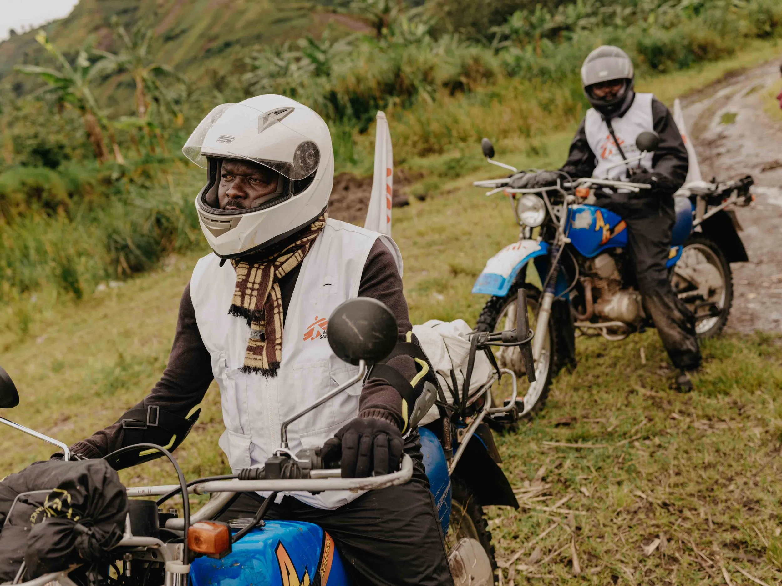 Trapped behind the South Kivu M23 frontline. For MSF.