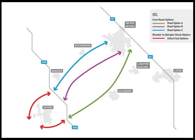 Oxford to Cambridge Expressway route announced