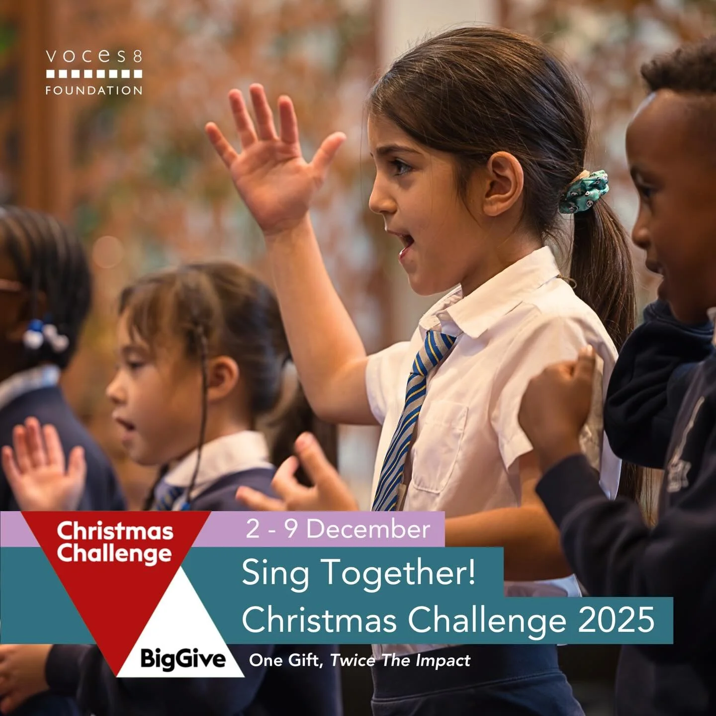 Today is Giving Tuesday! Please do donate what you can to the @voces8foundation&rsquo;s Sing Together Christmas Challenge. All donations made during the campaign window will be matched by The Childhood Trust. Head to the link in our bio to donate! #g